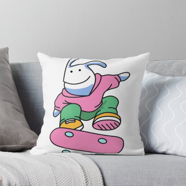 Item preview, Skateboarder Cool Skateboarding White Bunny designed and sold by LangJingArt.