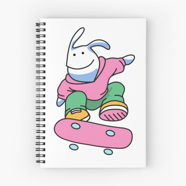 Item preview, Skateboarder Cool Skateboarding White Bunny designed and sold by LangJingArt.