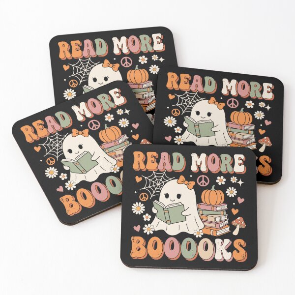Item preview, Read More Booooooks Cute Reading Ghosts designed and sold by MizoX7.