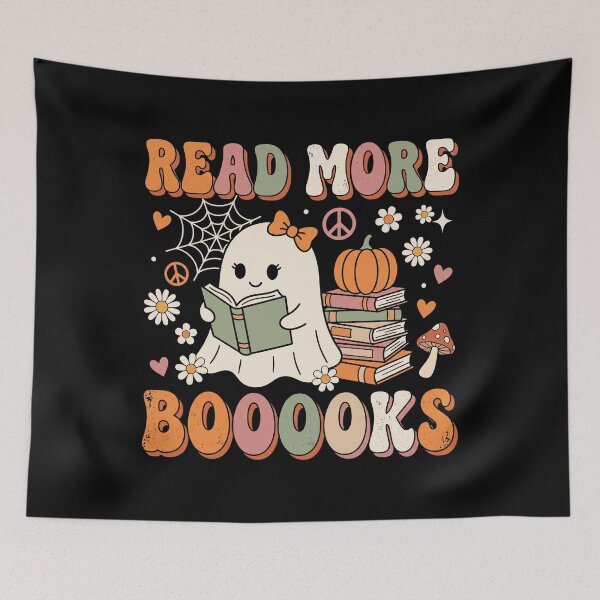 Item preview, Read More Booooooks Cute Reading Ghosts designed and sold by MizoX7.