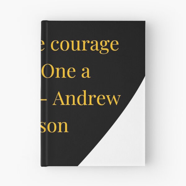 Item preview, Andrew Jackson Quote – Gold Text Black Heart designed and sold by TheIconSmith.