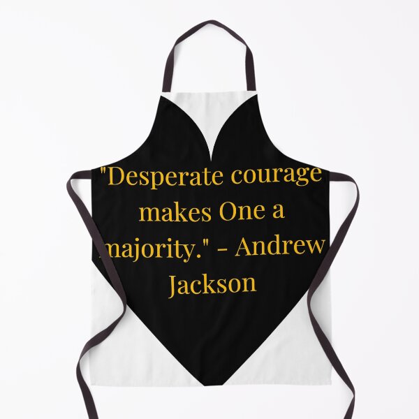 Item preview, Andrew Jackson Quote – Gold Text Black Heart designed and sold by TheIconSmith.