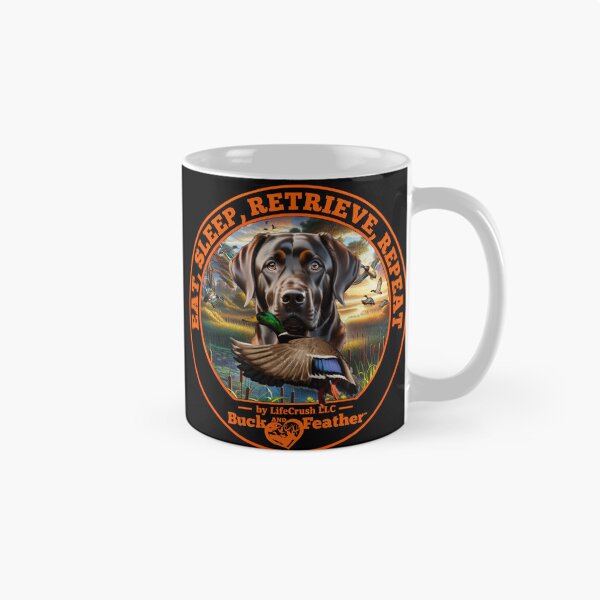 Item preview, Chocolate Labrador and Mallard Duck Hunting designed and sold by LifeCrush.