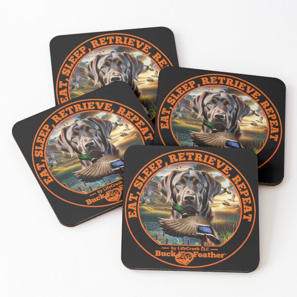 Item preview, Chocolate Labrador and Mallard Duck Hunting designed and sold by LifeCrush.