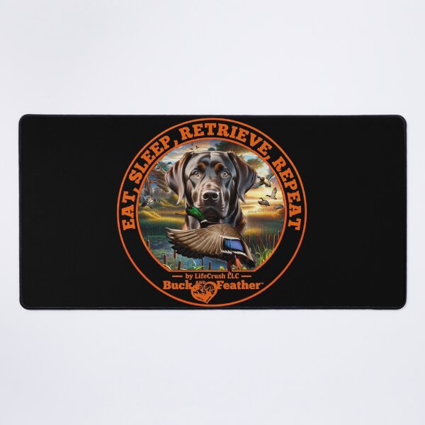 Item preview, Chocolate Labrador and Mallard Duck Hunting designed and sold by LifeCrush.