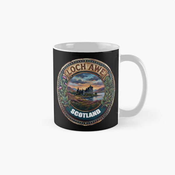 Item preview, Loch Awe and Kilchurn Castle Scottish Highlands Vintage Travel designed and sold by Loom on the Loch.