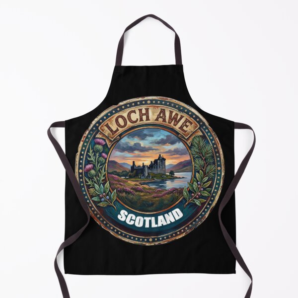 Item preview, Loch Awe and Kilchurn Castle Scottish Highlands Vintage Travel designed and sold by Loom on the Loch.