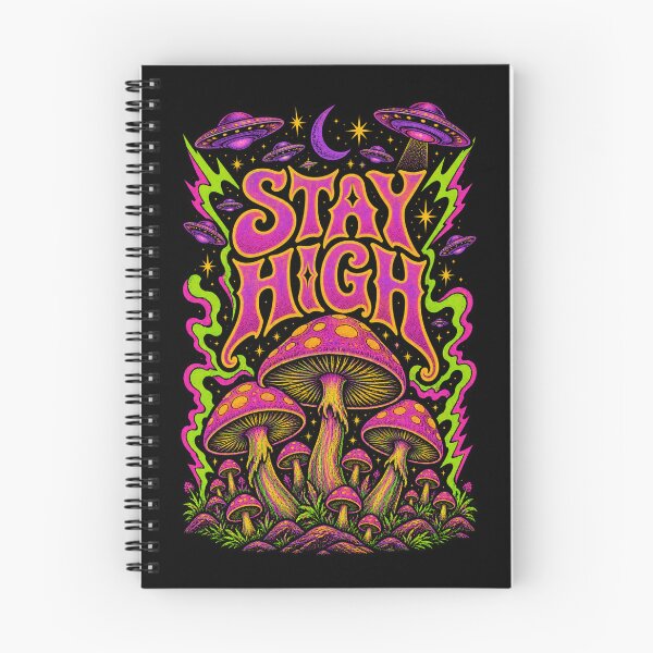 Item preview, Stay High Cosmic Mushroom Trip designed and sold by Gabriela Mihai.