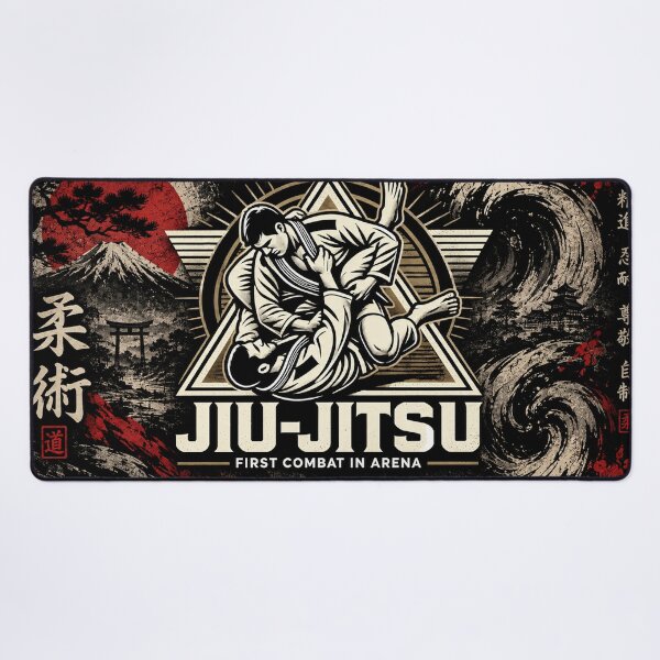 Item preview, Brazilian Jiu-Jitsu Grappling Martial Arts Warrior designed and sold by Fei Long Design Hub.