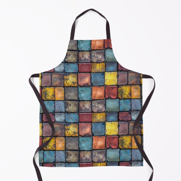 Item preview, Colorful Weathered Grunge Mosaic Tile Pattern designed and sold by NTGUILTY.