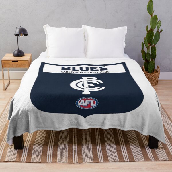 Item preview, Carlton Blues Football Shield Emblem Graphic designed and sold by BlasiseDS.