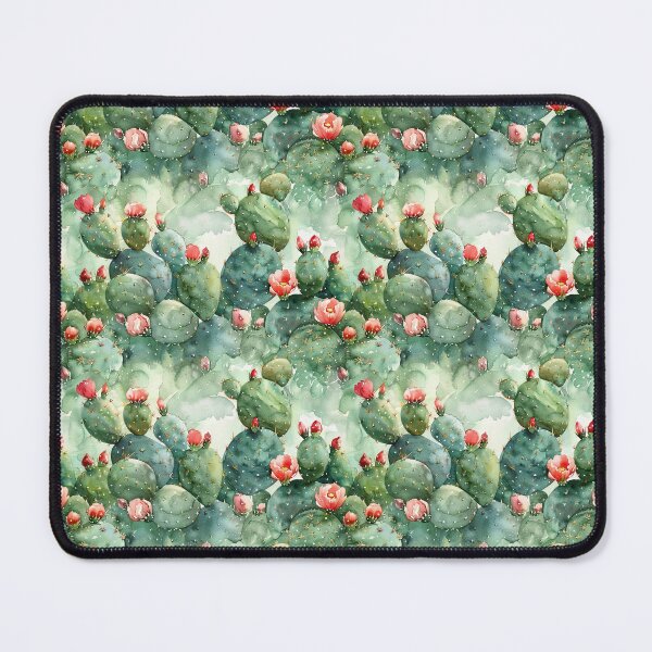 Item preview, Watercolor Blooming Prickly Pear Cactus designed and sold by NTGUILTY.