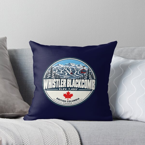Item preview, Whistler Blackcomb Vintage Ski Poster | British Columbia Mountain & Gondola Design designed and sold by julietteholm.