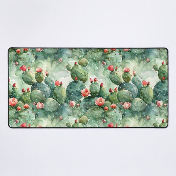Item preview, Watercolor Blooming Prickly Pear Cactus designed and sold by NTGUILTY.