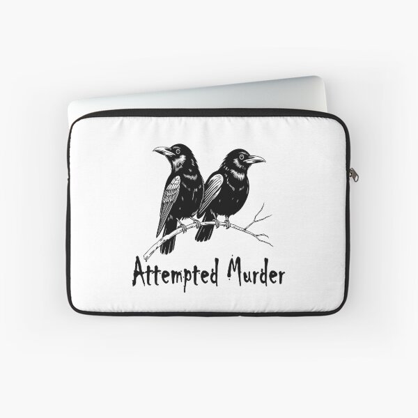 Item preview, Crows Attempted Murder designed and sold by RowanGraphics.