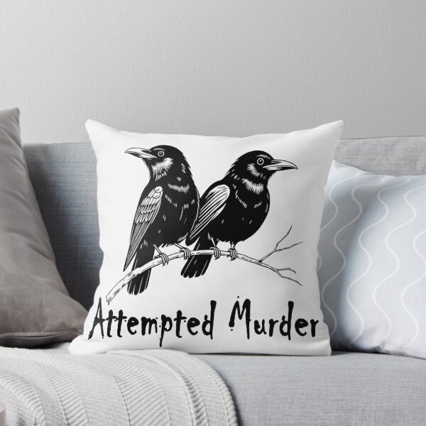 Item preview, Crows Attempted Murder designed and sold by RowanGraphics.