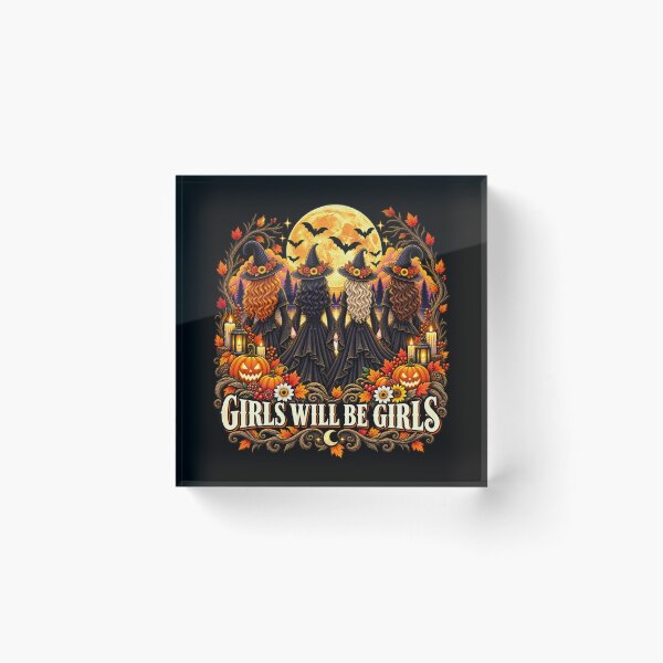 Item preview, Autumn Girls Will Be Girls Moon Coven Sisterhood designed and sold by Lombardino.