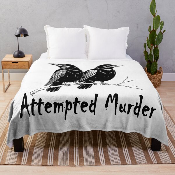 Item preview, Crows Attempted Murder designed and sold by RowanGraphics.