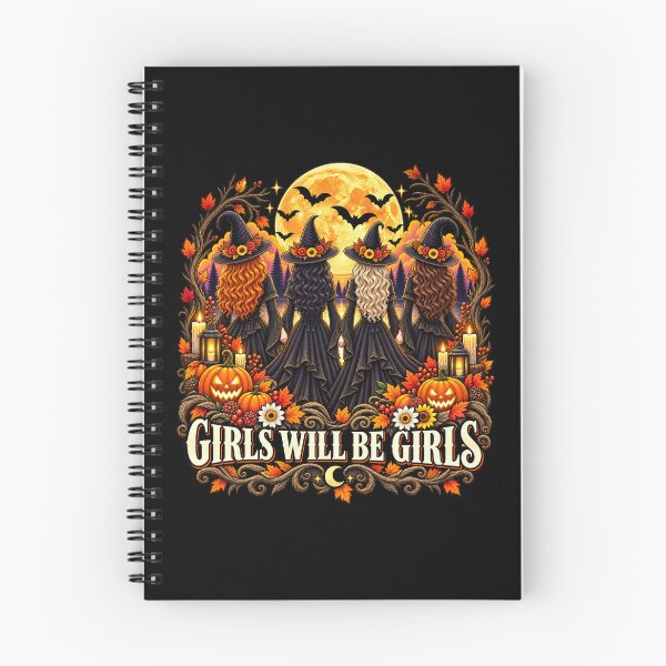 Item preview, Autumn Girls Will Be Girls Moon Coven Sisterhood designed and sold by Lombardino.