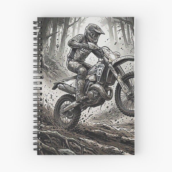 Item preview, Monochrome Enduro Dirt Bike Forest Ride designed and sold by bolayousri.