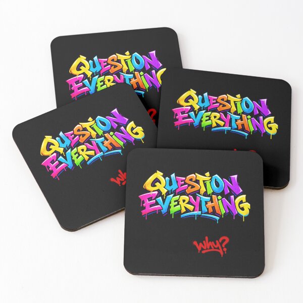 Item preview, Question Everything Critical Thinking Free Thinker Quote designed and sold by Maljonic.