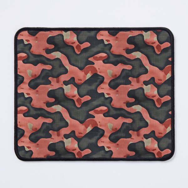 Item preview, Bold Coral Pink and Navy Camouflage Texture Pattern designed and sold by NTGUILTY.