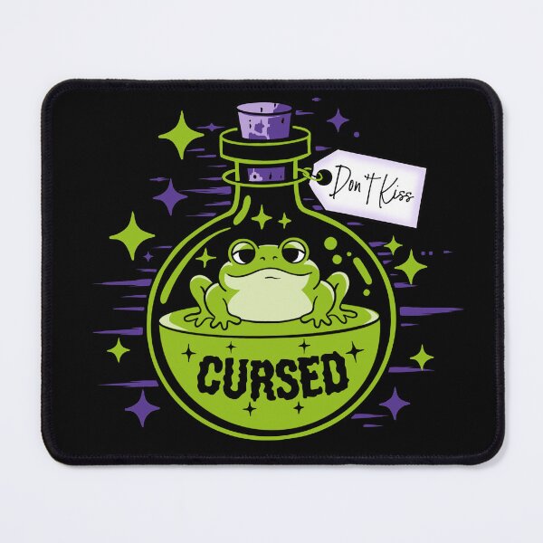 Item preview, Cursed Frog Potion Don't Kiss Spooky Cute Witchcore designed and sold by Chelsealuv Krigbaum.