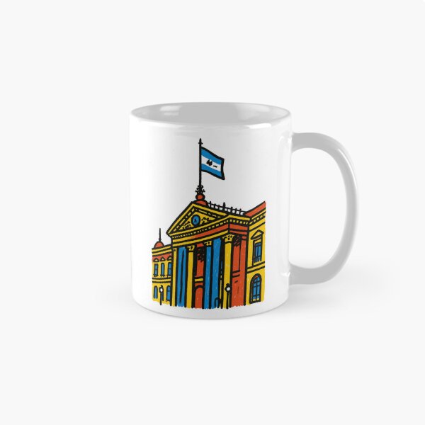 Item preview, Palacio Nacional El Salvador | Colorful Salvadoran Landmark Art designed and sold by coolcreativeco.