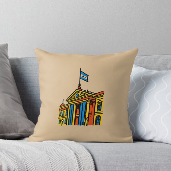 Item preview, Palacio Nacional El Salvador | Colorful Salvadoran Landmark Art designed and sold by coolcreativeco.