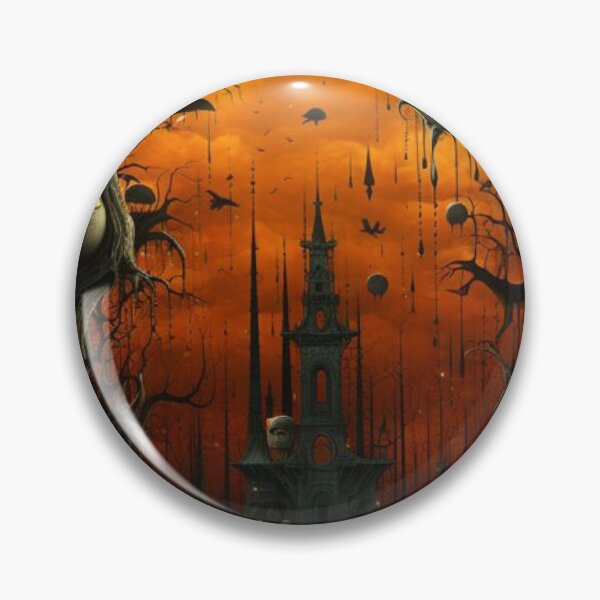 Item preview, Spooky Spooky Haunted Castle in Creepy Eyes Forest designed and sold by LYAN-STORE.