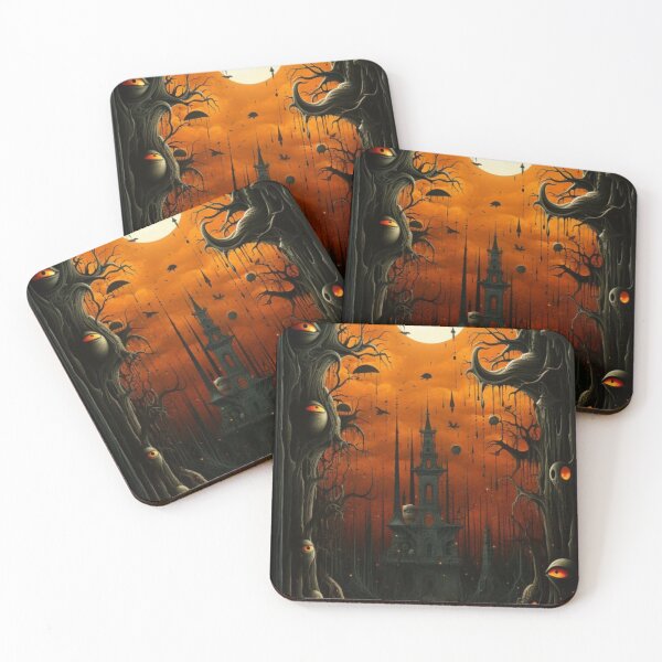Item preview, Spooky Spooky Haunted Castle in Creepy Eyes Forest designed and sold by LYAN-STORE.