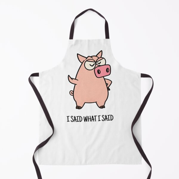 Item preview, I Said What I Said- Grumpy Pig designed and sold by H-Tsvetkova.