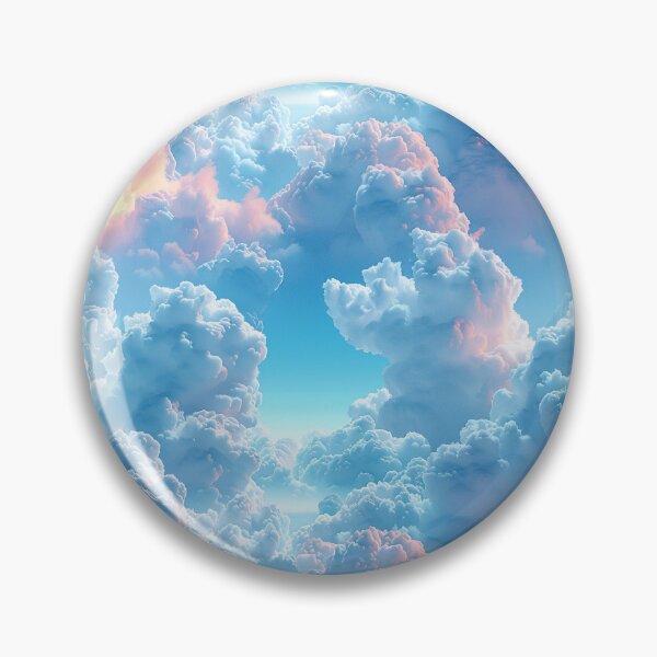 Item preview, Dreamy Pastel Pink and Blue Cloud Pattern designed and sold by NTGUILTY.