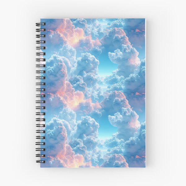 Item preview, Dreamy Pastel Pink and Blue Cloud Pattern designed and sold by NTGUILTY.