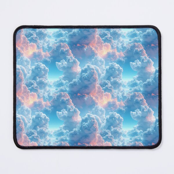 Item preview, Dreamy Pastel Pink and Blue Cloud Pattern designed and sold by NTGUILTY.