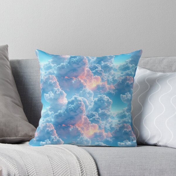 Item preview, Dreamy Pastel Pink and Blue Cloud Pattern designed and sold by NTGUILTY.