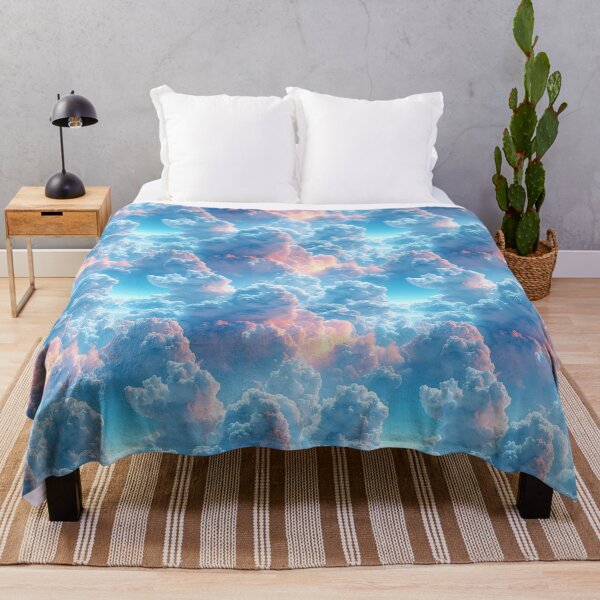 Item preview, Dreamy Pastel Pink and Blue Cloud Pattern designed and sold by NTGUILTY.