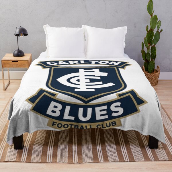 Item preview, Carlton Blues Football Club Crest Banner Art designed and sold by BlasiseDS.