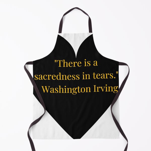Artikelvorschau, Washington Irving Zitat – Gold Text Black Heart entworfen und verkauft von TheIconSmith.