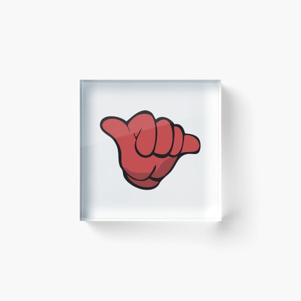 Item preview, Red Glove Jdm Shaka Hand designed and sold by shopbatknitcra.