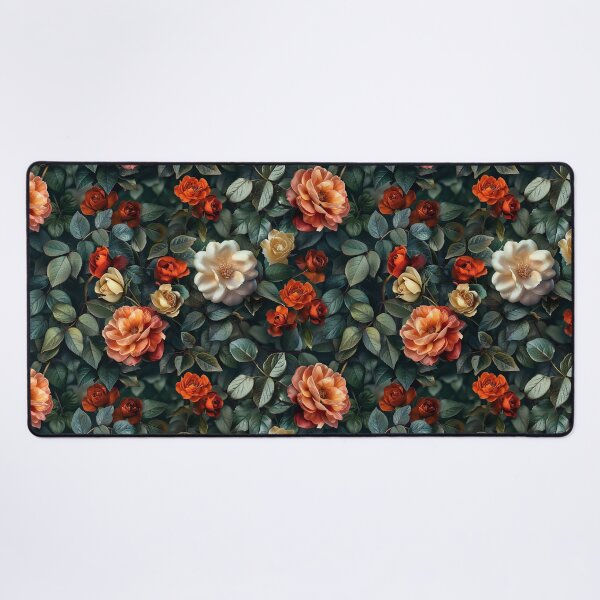 Item preview, Moody Autumn Rose Botanical Floral Pattern designed and sold by NTGUILTY.