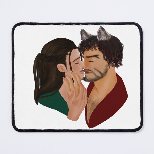 Item preview, The White Tiger's Gentle Kiss designed and sold by MCyDarwing.