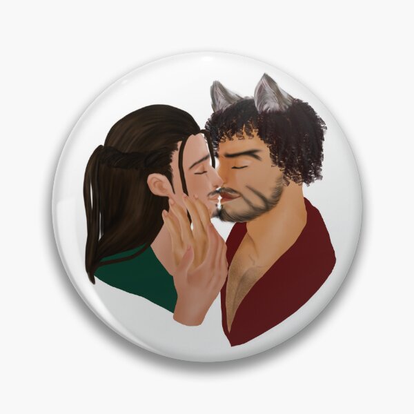 Item preview, The White Tiger's Gentle Kiss  designed and sold by MCyDarwing.