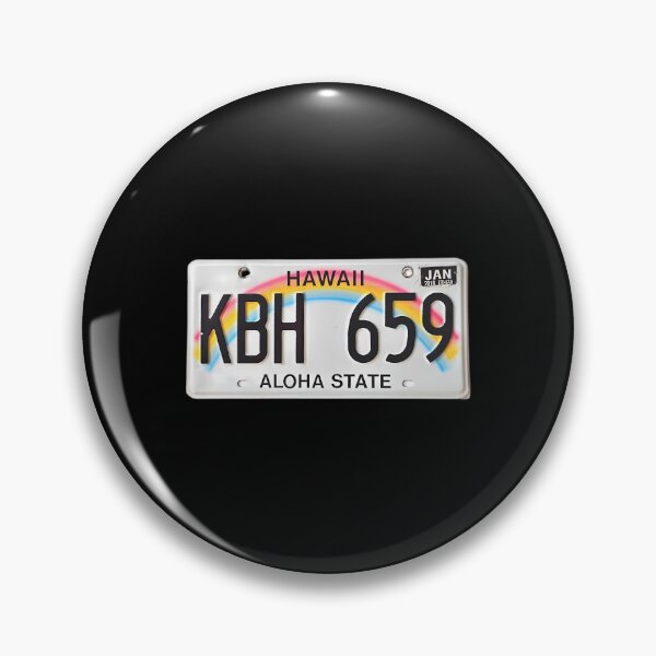 Item preview, Aloha State Number Plate designed and sold by shopbatknitcra.