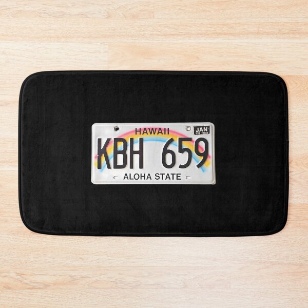 Item preview, Aloha State Number Plate designed and sold by shopbatknitcra.