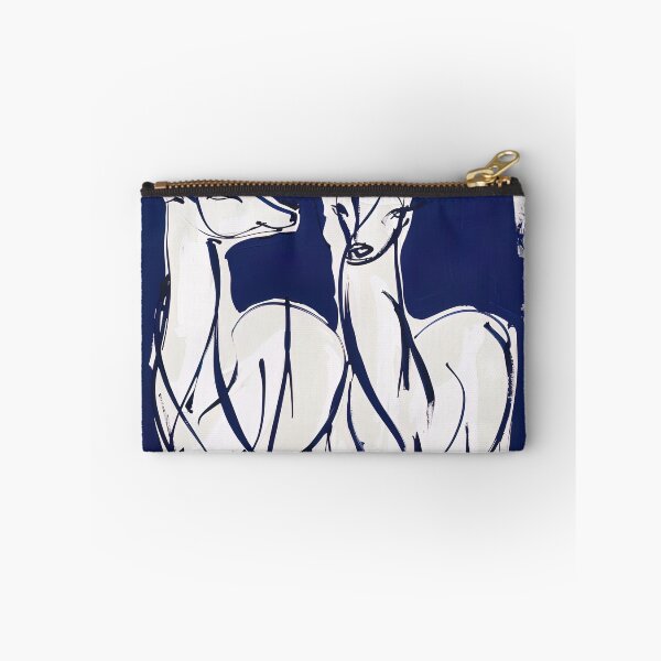 Item preview, deer - Blue Abstract Art designed and sold by shadow-bloom.