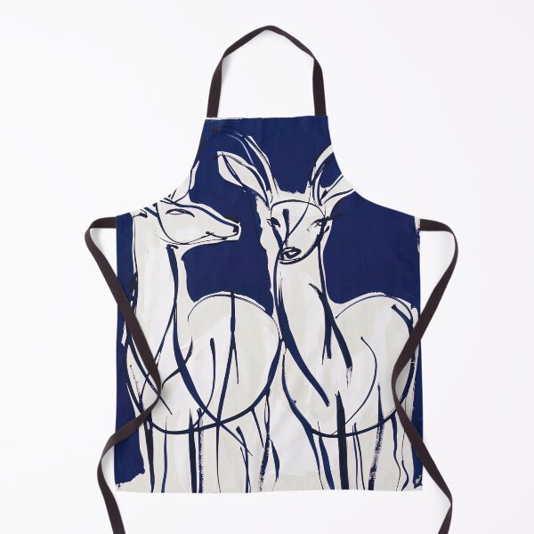 Item preview, deer - Blue Abstract Art designed and sold by shadow-bloom.