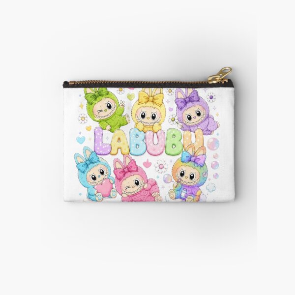 Item preview, agical Pastel Labubu Squad Floating Art designed and sold by AesthinkArt.