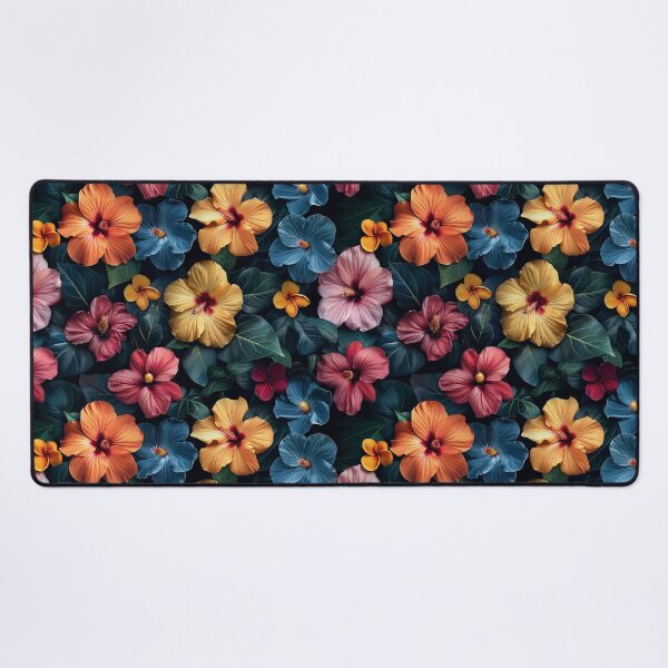 Item preview, Vibrant Tropical Hibiscus Floral Seamless Pattern designed and sold by NTGUILTY.