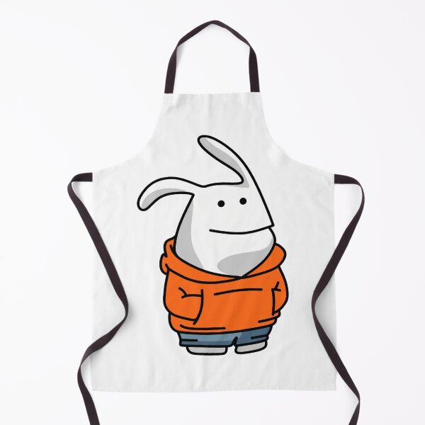 Item preview, Tamblo Cozy Hoodie White Bunny designed and sold by LangJingArt.